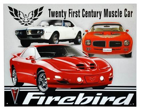 Pontiac blechschild firebird - blechschild,