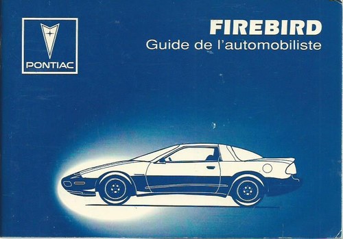 Pontiac firebird guide - pontiac,