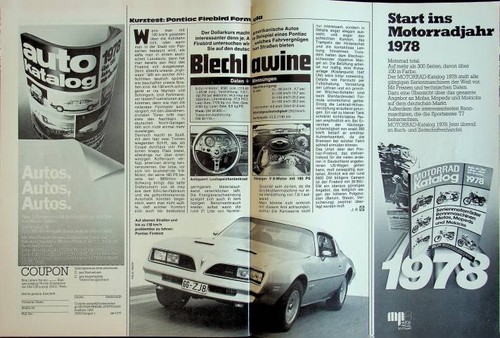 Sport auto 1977 pontiac - sport, 11/1977